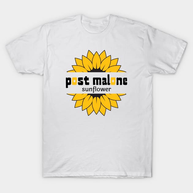 sun flower | Post Malone T-Shirt by Animals Project
